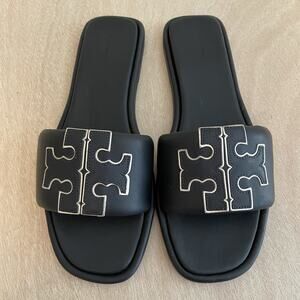 Tory Burch Double T Sport Slides S